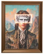 LED Art Gentleman obraz viacfarebný 80x100 cm