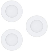 Eglo 97111 - SADA 3x LED zapustené svietidlo FUEVA-RW 1xLED/2,8W/230V