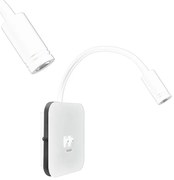 Nástenné LED svietidlo Base1, 1x LED 8+2w, 4000k, w, vypínač