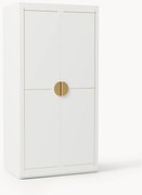 Modulárna šatníková skriňa's krídlovými dverami Denise, Š 100 cm, rôzne možnosti