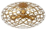 Lucide 21117/65/02 - Stropné svietidlo WOLFRAM 3xE27/60W/230V zlatá