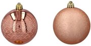 Vianočné gule 8cm 6ks Copper
