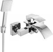 Mexen Aries R45 vaňová batéria so sprchovacím setom, chrómová - 74483R45-00