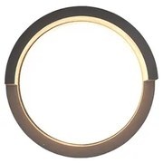 Reality Puno led nástenné svietidlo čierna r27036132 RER27036132