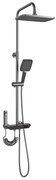 Gamma Forte, LED sprchová súprava s termostatickou batériou, grafitová, GMA-BFENT-GM