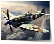 Sablio Plagát Stíhačka Spitfire - 60x40 cm