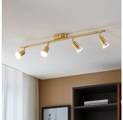 Eglo 33187 - LED Bodové svietidlo BUZZ-LED 4xGU10/2,8W/230V 3000K zlatá