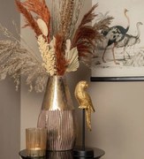 Oranžové sušené kvety bambus - 90 cm (10ks)