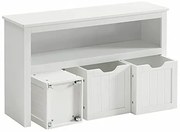 Skrinka na hračky so šuplíkmi s kolieskami 60x102x30cm