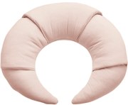 Vankúš croissant púdrovo ružová 55cm