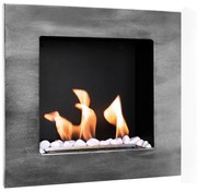 BIOFLAME biokrb Easy XS Open Patina Sivá 40x40 cm