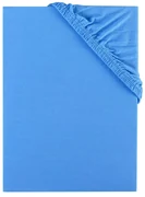 Plachta posteľná modrá jersey EMI: Detská plachta 60x120