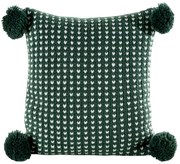 VIANOČNÁ DEKORAČNÁ OBLIEČKA NA VANKÚŠ SWEATER 45X45 CM ZELENÁ
