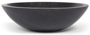 Čierne umývadlo z terrazzo Kave Home Sunday, ø 40 cm
