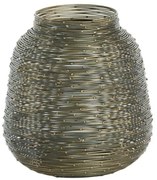 Medený antik kovový svietnik Suneka - Ø 9*22 cm