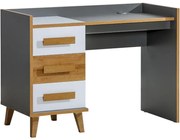 Písací stôl W8 Werso Riviera/Biely/Antracit