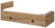 Posteľ pre mládež Tikrote TE14, Farby: dub artisan / dub artisan lesk