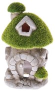 Záhradná dekorácia Hríbový domček, 8,5 x 14 x 8,5 cm