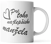Sablio Hrnek Pro toho nejlepšího manžela - 200 ml - espresso