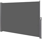 Bočná markíza 160 x 300 cm SPRINGOS AW0002 - tmavosivá