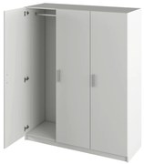 3-dverová skriňa, biela, GREEN