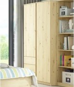 Šatníková skriňa Carlos, dub artisan, 100 cm%