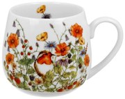 Porcelánový hrnek BARYLKA WILD BIRDS 430 ml bílý