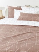 Vzorovaná bavlnená obliečka na paplón Marla