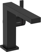 Hansgrohe Tecturis E, páková umývadlová batéria 110 Fine CoolStart EcoSmart+ s odtokovou garnitúrou, čierna matná, HAN-73023670