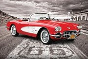 Plagát, Obraz - Classic Car - 1959 Corvette