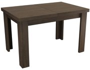 Rozkladací stôl malý Indianapolis 120/160x80cm tmavý jaseň