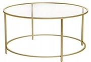 Sklenený okrúhly konferenčný stolík LGT21G