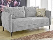 Dvojsedák Novara, šedá látka%