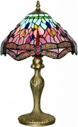 Searchlight EU1287 - Tiffany stolná lampa DRAGONFLY 1xE27/60W/230V