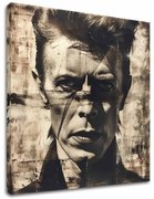 David Bowie obraz na plátne - Neľútostný pohľad