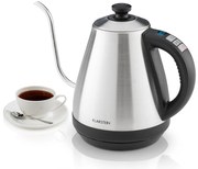 Klarstein Garcon, rýchlovarná kanvica, 1 l, 2000 W, funkcia udržania tepla, husí krk, nehrdzavejúca oceľ