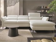 Rohová sedacia súprava Mango, krémová látka, pravý roh%