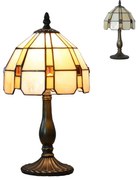 Rustikálna nočná lampa Tiffany Prezent 214 vzor 12 33*17,5