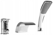Vaňová batéria Rea Riven 3 otvorová chróm