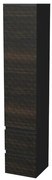 Kúpeľňová skrinka vysoká SAT Cube Way 32,5x163x33 cm hnedá mat CUBE3DV351DP2ZHP