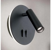 Orion WA 2-1467 - LED Nástenné bodové svietidlo LENNY LED/6W/230V + LED/3W čierna