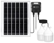 Aigostar - LED Solárny luster 2xLED/70W/12V 12000 mAh 6500K pr. 12 cm