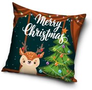 INTERMEDIC SK Vianočná obliečka Sobík Merry Christmas 40x40cm