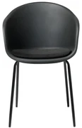 Čierna jedálenská stolička Unique Furniture Topley