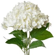 Biela umelá kvetina hortenzie Hydrangea - 23*23*45 cm