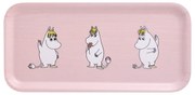 Podnos Snorkmaiden 27x13cm, ružový