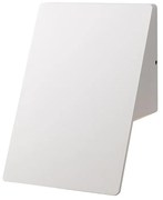 Exteriérové nástenné LED svietidlo Plain, 1x LED 10w, biele