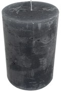 Tmavo šedá nevonná sviečka XXL valec - Ø10 * 20cm