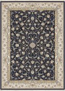 Koberec Sultan 1200 Dark Blue – modrý orientálny vzor 250x350 Rozmer: 250x350 cm