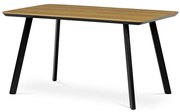 Autronic BONTEC Jedálenský stôl 140x80cm, mdf, dub, HT-531 OAK Farba: Hnedá